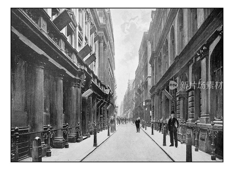 古董伦敦的照片:Paternoster Row